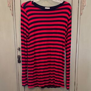 GAP Navy and Red Striped Shirt